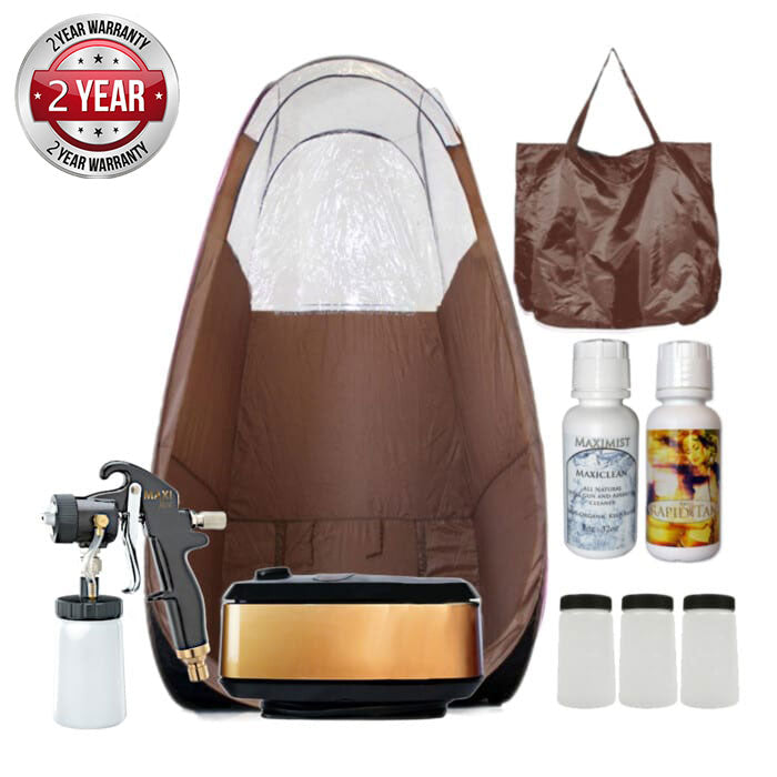 MaxiMist® Allure Pro Sunless Spray Tanning System with Tent (1 Pro Gun)