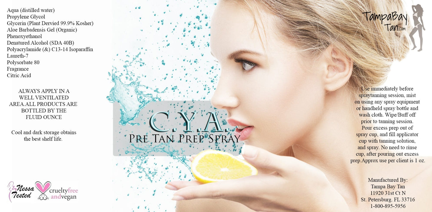 Spray Tanning Starter Pack - 8 oz Barrier, 8 oz Prep, 25 Pair Black Foot Pads, 12 Nose Filters