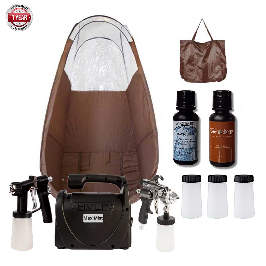 Maximist Evo Elite Plus with brown popup tent
