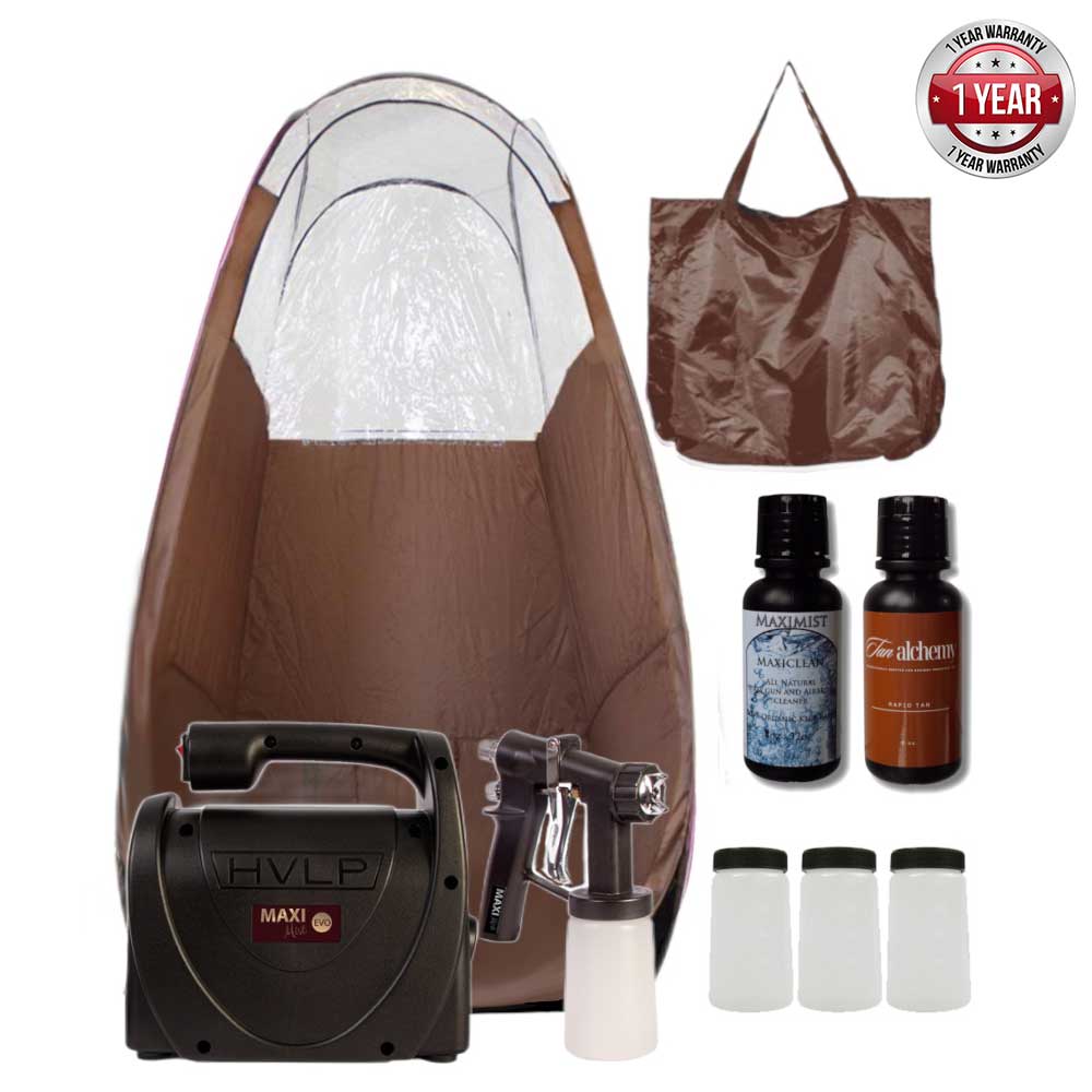 MaxiMist Elite Series EVO Spray Tanning Kit Brown