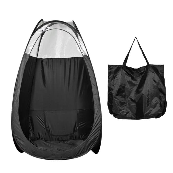 spray tan tent MaxiMist Pop Up TanTent™ Black – MaxiMist Spray Tanning Store