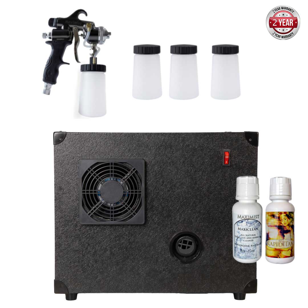 Maximist Hush Tanning Machine with Pro Spray Gun