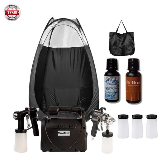 Maximist Elite Plus Evo HVLP Tanning Kit with Popup Tent