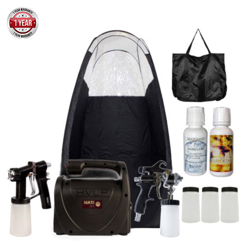 MaxiMist Elite Series EVO Spray Tanning Kit with Black Tent