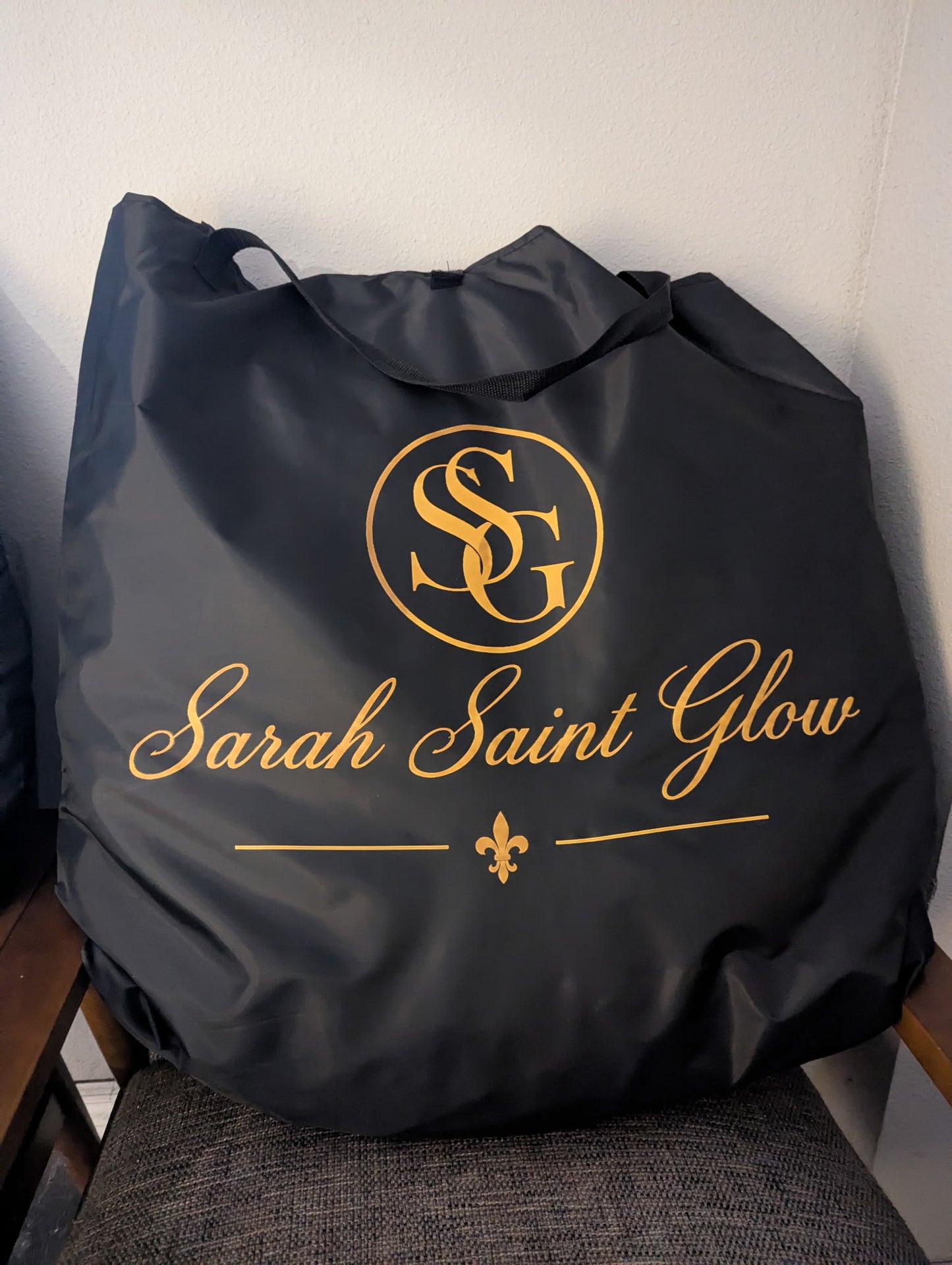 Pop Up Tan Tent Custom Logo